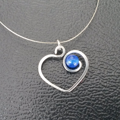 Srdéčko s jadeitem - amulet