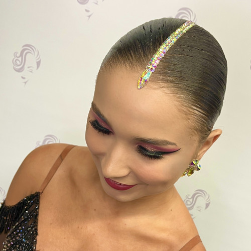 Pásek do vlasů Charm zdobený AB crystaly — foto 1