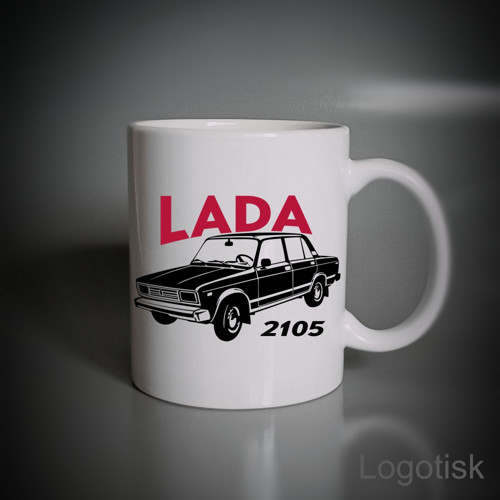 Hrnek veterán Lada 2105+dotisk textu na přání