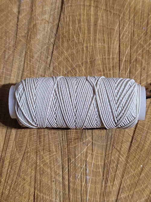Pružné nitě 0,6 mm barva bílá