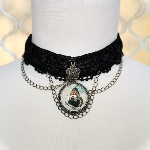 Choker Motýl babočka