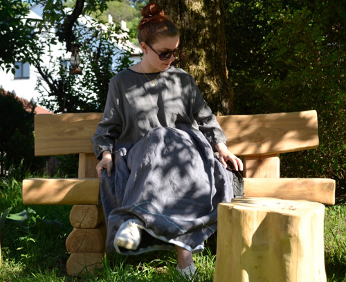Boho chic / lněné maxišaty — foto 1