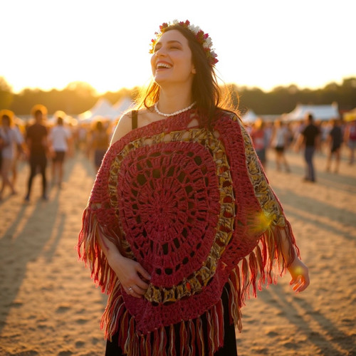 Pončo Hippie