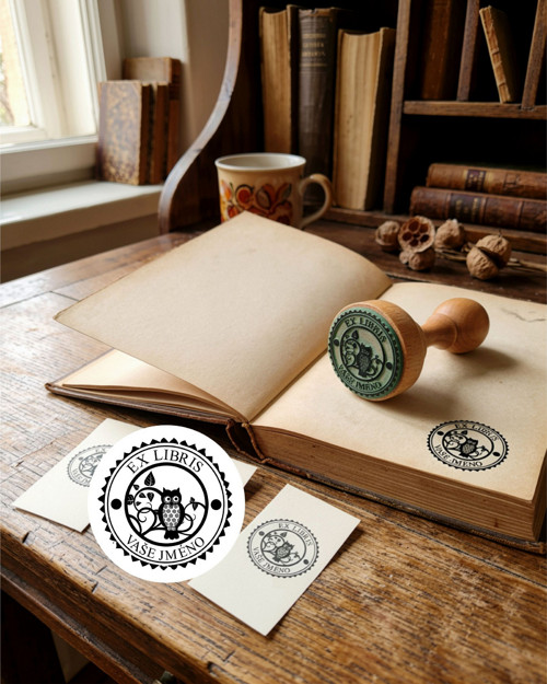 Razítko Ex libris s vlastním jménem