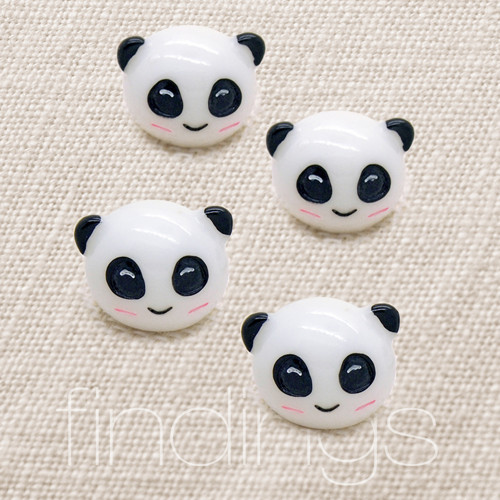Pandy / Miniatury resinové / 4 ks