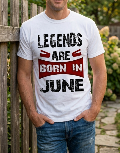 Tričko Legendy se rodí v ČERVNU