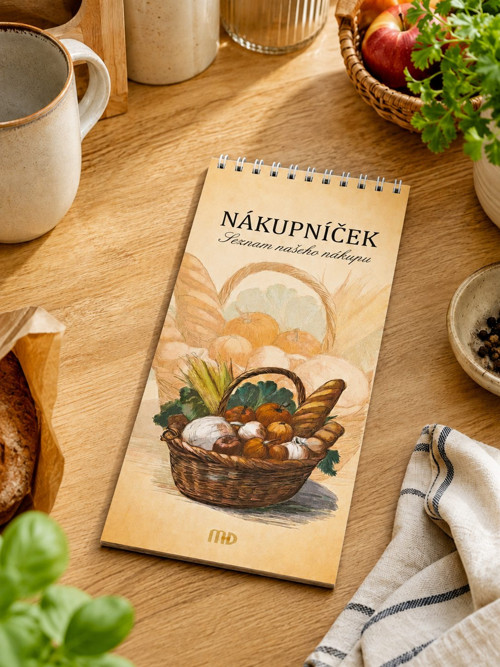 Nákupníček - blok pro seznam Vašich nákupů