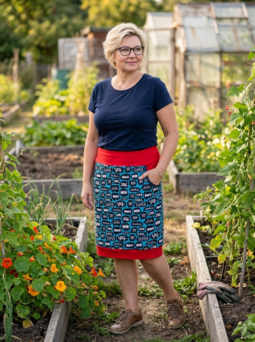 Hřejivá sukně "- ( vel- M-L)