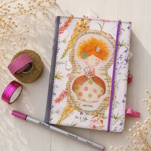 Junk journal - Notýsek s princezničkou