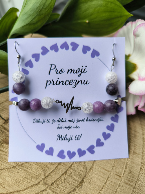 Náramek a náušnice pro princeznu — foto 1