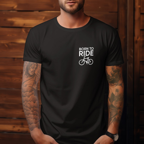 Pánské a dámské tričko Born to ride — foto 1