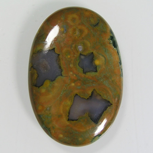 Jaspis s chalcedonem, Madagaskar, 41,3x27,7x6,0 mm