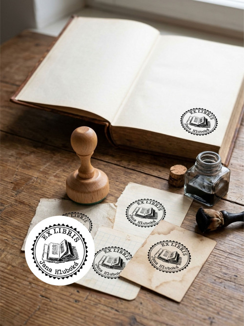 Ex libris razítko s vlastním jménem — foto 1