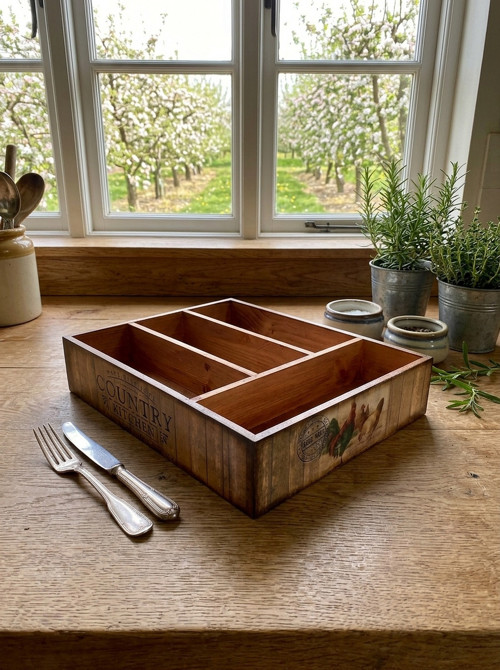 Dřevěný příborník Country Kitchen