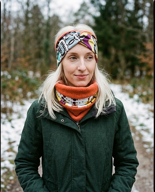 Nákrčník a čelenka- zateplená