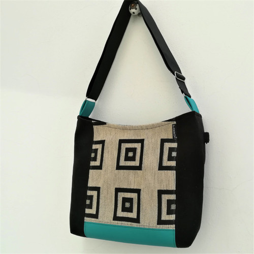 SQUARE BAG * tyrkys * PARROT® — foto 1