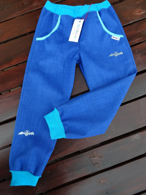 Softshellové kalhoty širší střih v.104