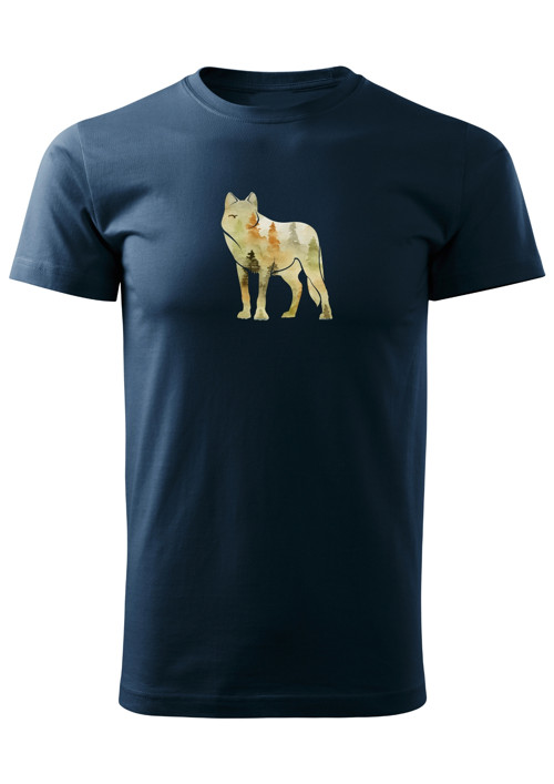 Pánské tričko "Wolf & Forest"
