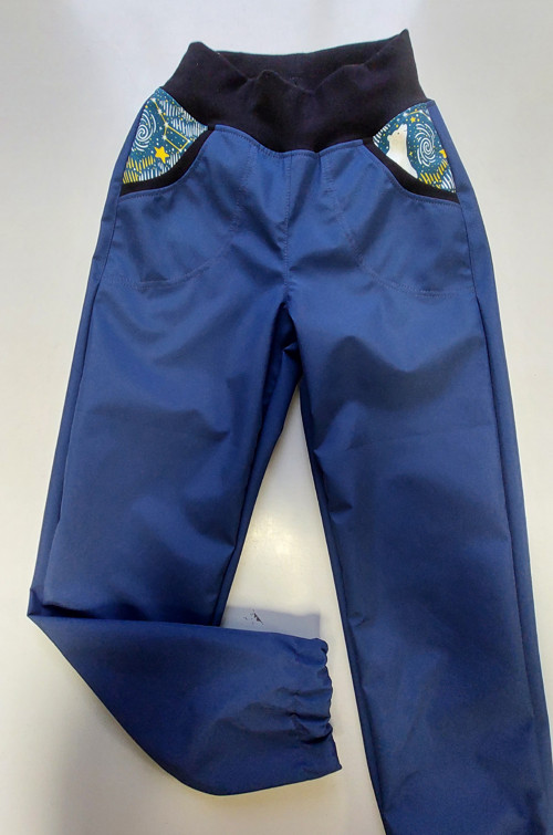 Dětské letní softshell. kalhoty vel.92