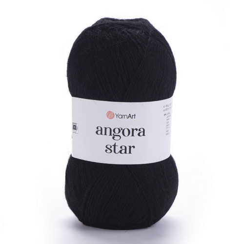 Příze Angora Star - černá — foto 1