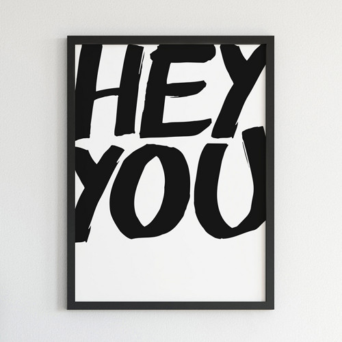 Plakát Hey you 30x40cm
