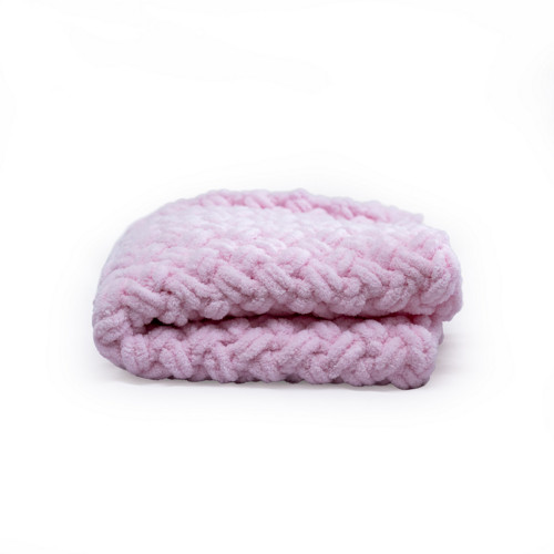 Puffy deka do kočárku 60x80 cm - světle růžová 031