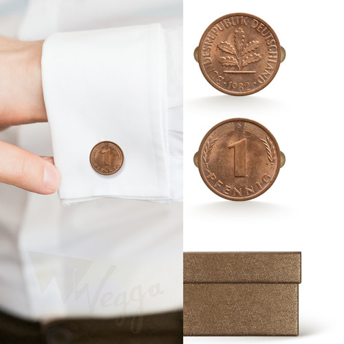 Manžetové knoflíčky / 1 Pfennig