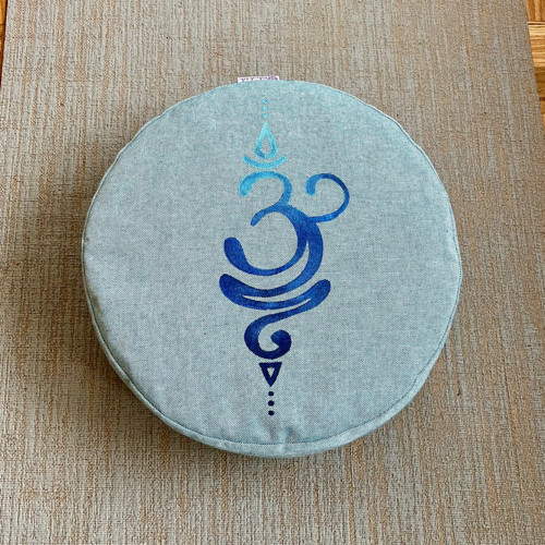 Meditační polštář "Aum mandala červená" 10cm