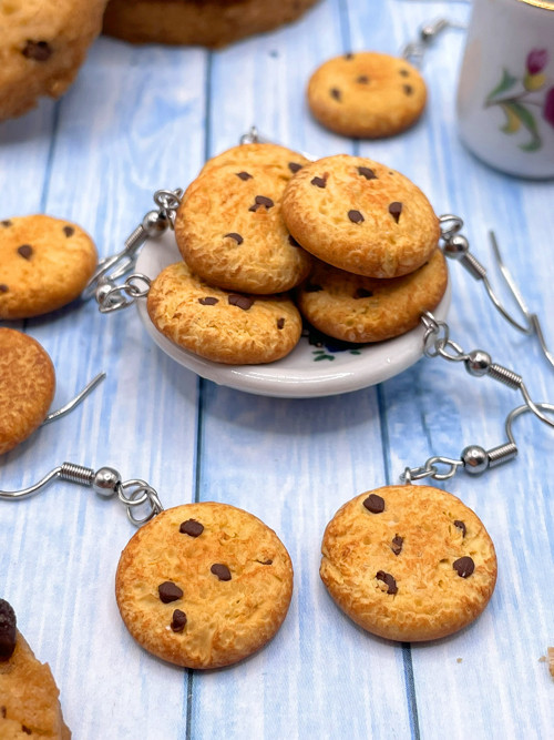 Náušnice sušenky cookies visací