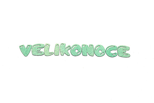 Nápis Velikonoce — foto 1