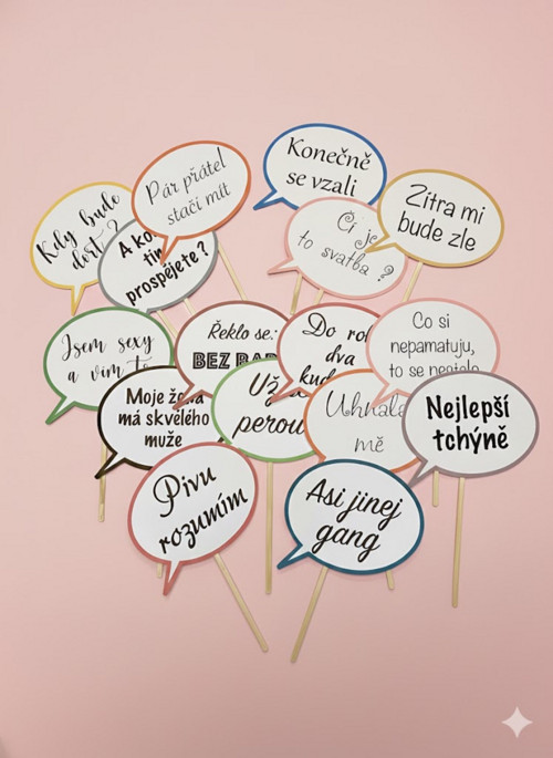 Rekvizity do fotokoutku - klasik