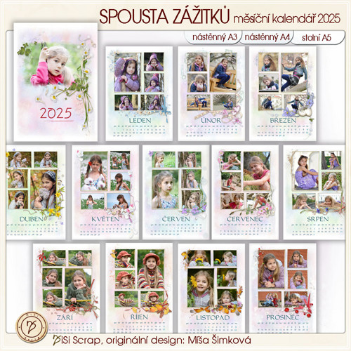 Kalendář 2025 - Spousta zážitků