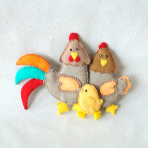 Slepice, kohout, kuře — foto 1