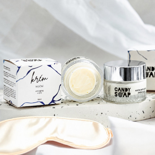 Noční anti-aging krém s Q10