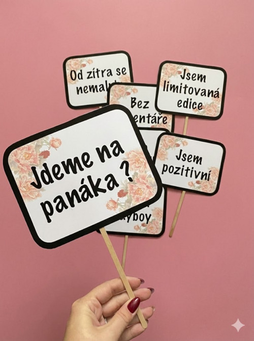 Rekvizity do fotokoutku - Květinové rámečky