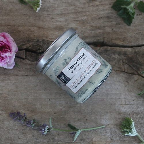 Aromaterapeutická svíčka "Bylinková zahrada"