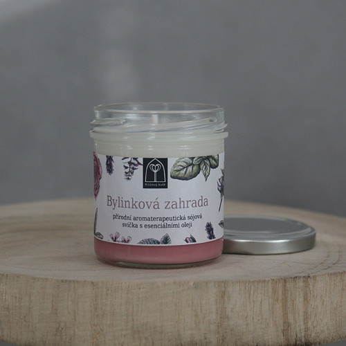 Aromaterapeutická svíčka "Bylinková zahrada"