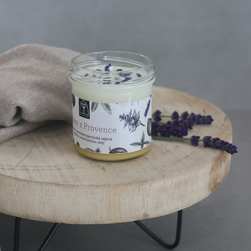 Aromaterapeutická sój. svíčka "Byliny z Provence"