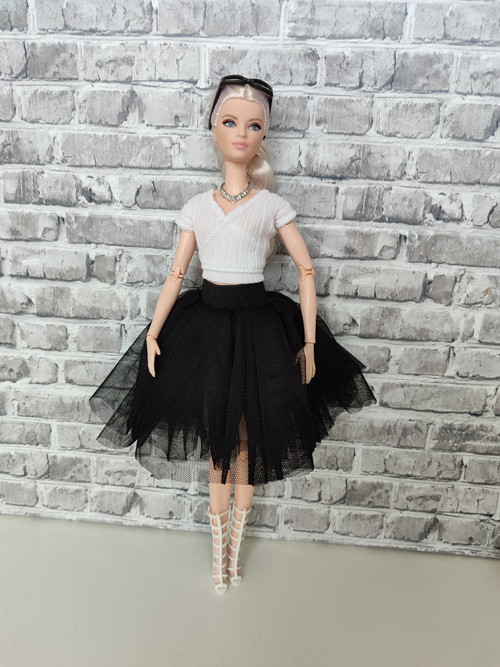 Tylová sukně černá — foto 1