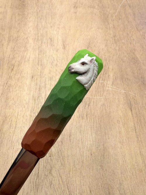 Zdobená lžička - Bílý kůň