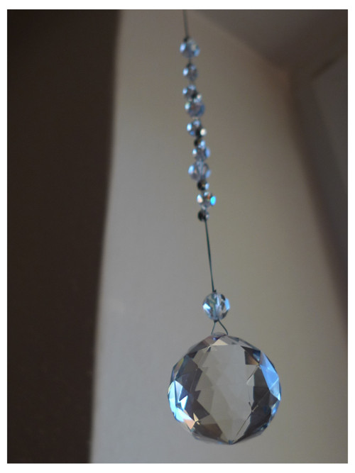 Lapač slunce, světlohra, suncatcher, vločky