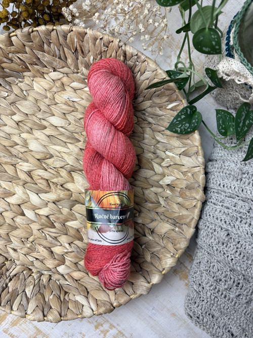 Luxury sock - Mořský korál 100g HP6