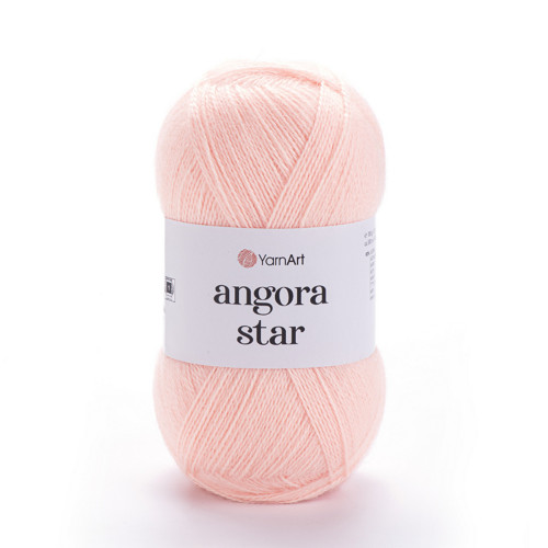 Příze Angora Star - světle lososová — foto 1