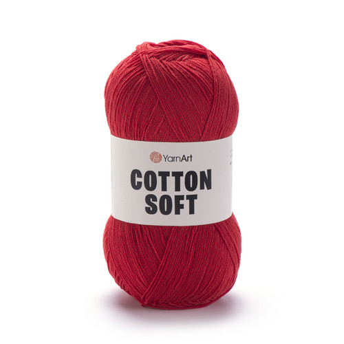 Příze Cotton Soft - červená — foto 1