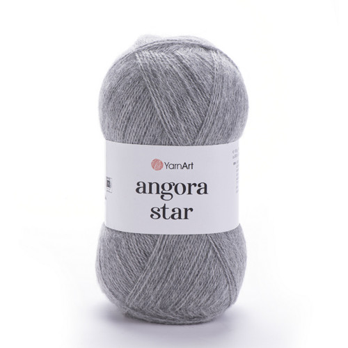 Příze Angora Star - světle šedá 2