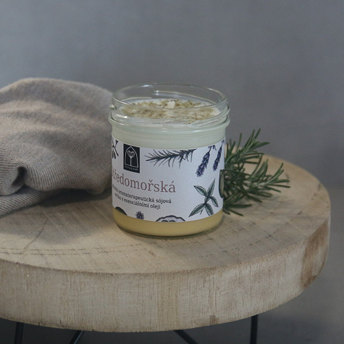 Aromaterapeutická sójová svíčka "Středomořská"