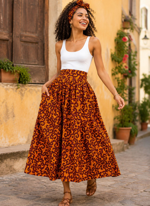 Afrika Set - Oranžová