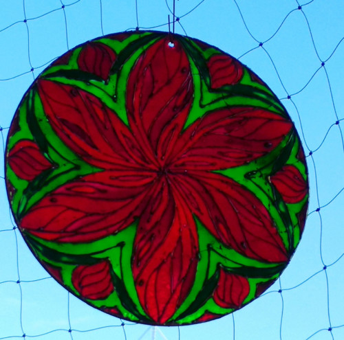 Mandala Vánoční hvězda