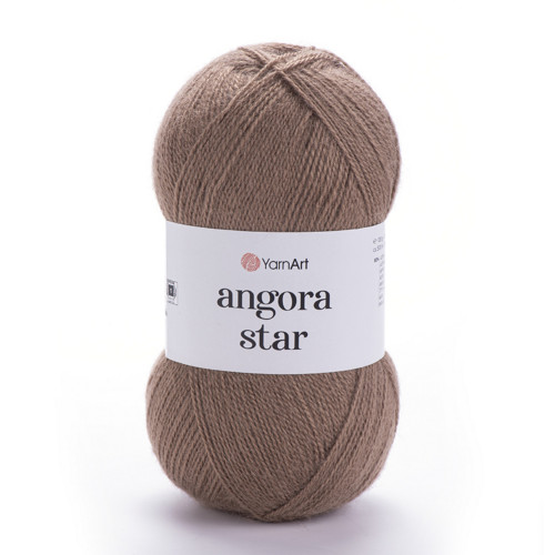 Příze Angora Star - světle hnědá