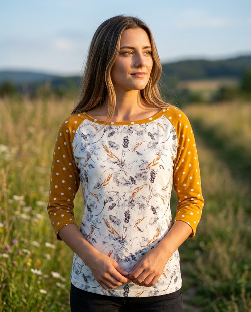 S PUNTÍKY (L/XL) - dámské tričko